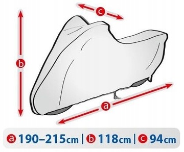 Брезентовый чехол для мотоцикла Мотоцикл M 190-215 см