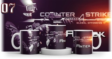 КРУЖКА CS GO COUNTER Strike + КАРТОН С БЕСПЛАТНЫМ ИМЕНЕМ