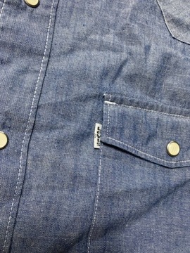 Levi's LEVI STRAUSS LEVIS oryginalna jeansowa bawełniana KOSZULA rozmiar L