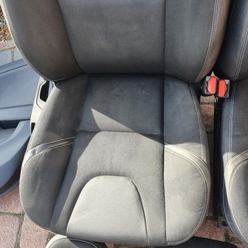 VOLVO V40 II СИДЕНЬЯ СИДЕНЬЯ ДВЕРИ ОБИВКА БЕКОНОВЫЙ ВЕЛОР ISOFIX