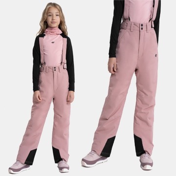 4F Girls's лыжные штаны с брекетами 8000 детской мембраны