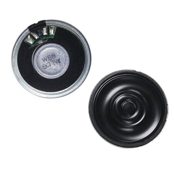 Cienki głośnik 36mm z ukośnym otworem na śrubę 8Ohm 1W