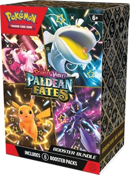 Набор из 6 бустеров: ККИ Pokémon: Paldean Fates Booster Bundle, оригинал