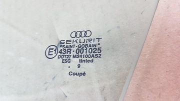 AUDI TT 8N0 SKLO (OKNO) DVEŘE LEVÝ MALÉ