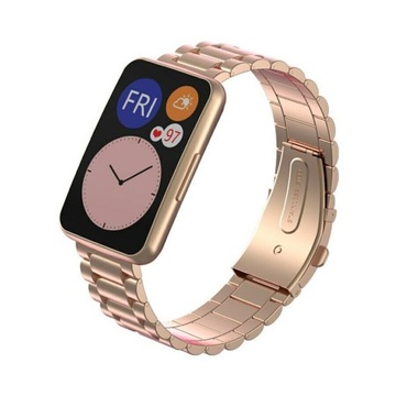 BRANSOLETA STAL PASEK DO HUAWEI WATCH FIT KOLORY