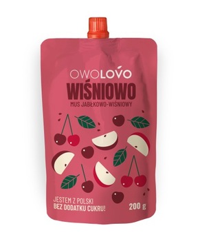 OWOLOVO MUS OWOCOWY WIŚNIOWO