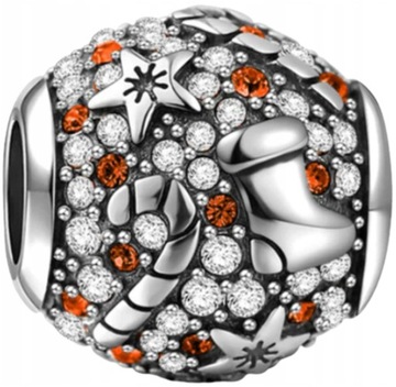 Charms Zawieszka Charms Święta Charms Boże Narodzenie Koralik Charms Trusky
