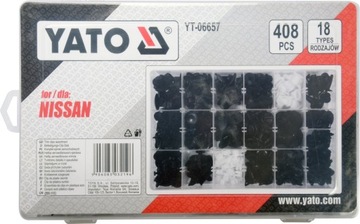 НАБОР АВТОМОБИЛЬНЫХ ЗАЖИМОВ TOYA NISSAN 408