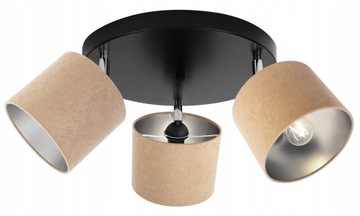 LAMPA WISZĄCA SUFITOWA ŻYRANDOL PLAFON CHROM WELUR