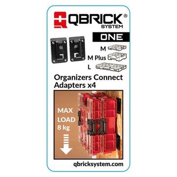 Органайзеры Qbrick System ONE Connect Адаптеры