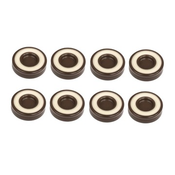 8 anti-skid wheels, cups and coasters