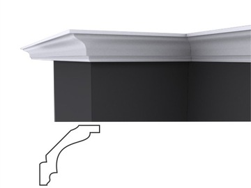 listwa przysufitowa F-4 XPS sztukateria 100x100mm