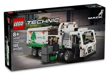 LEGO Technic Mack LR Elektryczna śmieciarka 42167