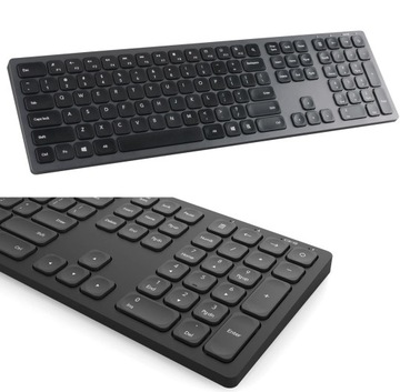 ТОНКАЯ ОСТРОВНАЯ КЛАВИАТУРА, ПЛОСКАЯ, БЕСПРОВОДНАЯ, ТИХАЯ, НИЗКИЕ КНОПКИ