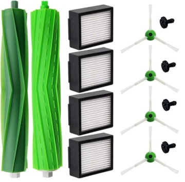 ZESTAW AKCESORIA SZCZOTKI FILTRY DO iRobot ROOMBA e5152 e5154 e5158 I6 I8 E