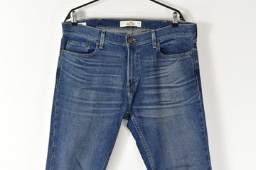 HOLLISTER SUPER SKINNY SPODNIE RURKI JEANS w36 L34