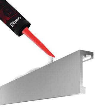 Полоса закрывающая карниз LK-03LB LED 12см