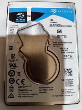Dysk Seagate Skyhawk ST2000LV000 2TB SATA III 2,5