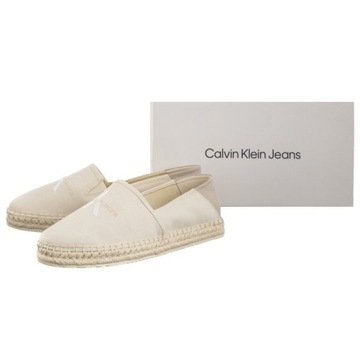 Buty Espadryle Damskie Calvin Klein Espadrille Ml Btw Beżowe