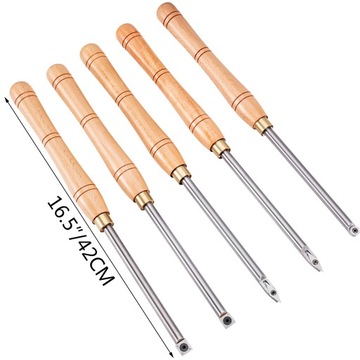 Стамески по дереву VEVOR для токарных станков 5шт 42см