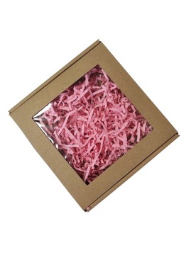 Wypełniacz papierowy wiórki różowy 0,5kg / 500g
