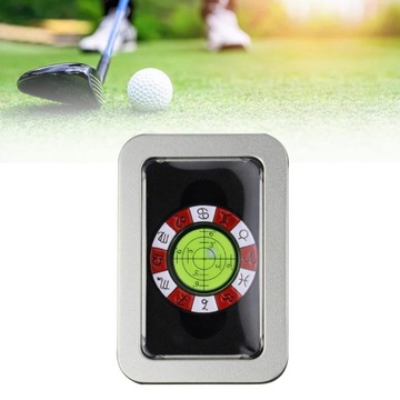 Маркер для мяча для гольфа, мужчины, женщины, пузырьковый уровень, высокая точность, красный, белый