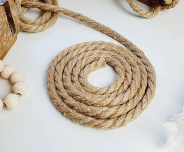 Linka LINA JUTOWA NATURALNA dekoracyjna żeglarska 10mm 20m
