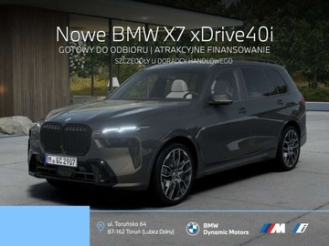 BMW X7 SUV Facelifting 3.0 40i 381KM 2025 BMW X7 xDrive40i 381 KM mHEV - Pakiet M Pro - Wersja 6-Miejscowa - Hak 3.0