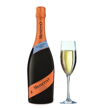 MIONETTO - wino musujące bezalkoholowe półwytrawne