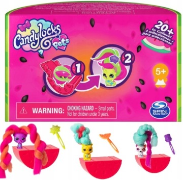 CANDYLOCKS PETS FIGURKA ZWIERZAK PACHNĄCE WŁOSY