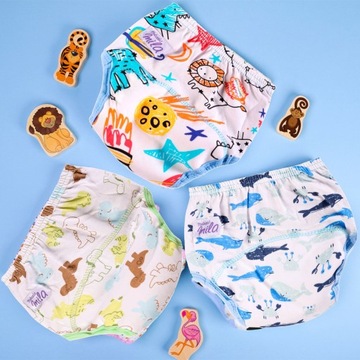 MAJTKI TRENINGOWE MAJTECZKI XL 14-17 kg NAUKI sikania do nocnika WYBÓR 2szt