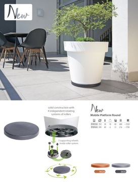 ПОДВИЖНАЯ ПЛАТФОРМА - АНТРАЦИТОВЫЙ IPMR300-S433