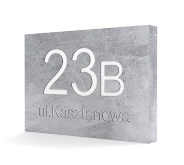 Номер дома со светодиодной подсветкой