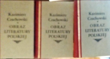 Obraz literatury polskiej 3 tomy Czachowski