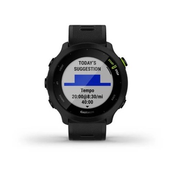 Черные спортивные часы GARMIN Forerunner 55 с GPS