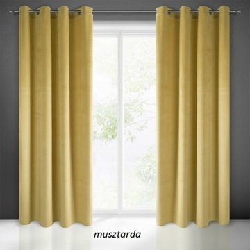 ГОТОВЫЕ ШТОРЫ 140Х250 ТОЛЩИННЫЙ ВЕЛОР BLACKOUT