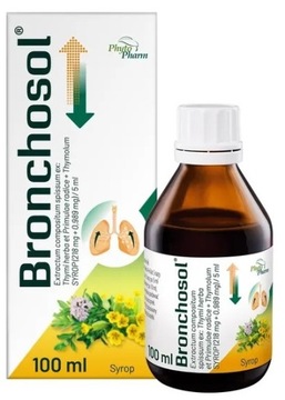 BRONCHOSOL lek wykrztuśny na kaszel mokry 100 ml