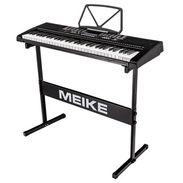 Клавиатура Фортепиано Орган MK-2102 ПОДСТАВКА 61k USB НАКЛЕЙКИ ДЛЯ MP3 НАБОР НАКЛЕЙКОВ