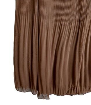 Vero Moda brązowa plisowana spódnica midi M