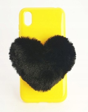 Etui Serce futro do Iphone 13 Pro MAX