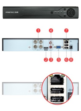 КОМПЛЕКТ МОНИТОРИНГА 4 КАМЕРЫ FULLHD ИЗОБРАЖЕНИЕ В НОЧНЕЕ ПРОСМОТР В ПРИЛОЖЕНИИ