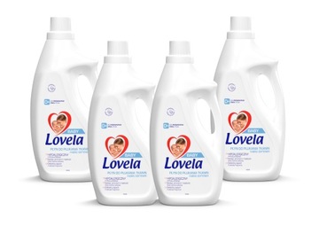 Lovela Baby hipoalergiczny płyn do płukania tkanin dzieci niemowląt 4x 2 L