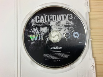 CALL OF DUTY 3 III дБ+ диск NINTENDO WII