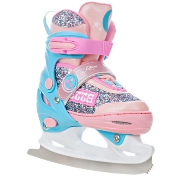 Роликовые коньки Регулируемые роликовые коньки 4в1 RAVEN Etta 27-30 LED Wheels