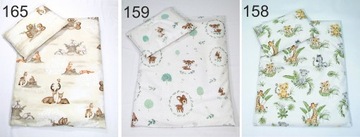 Podusia i poszewka do wózka, kołyski 25x35 bawełna