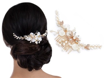 УКРАШЕНИЕ ПРИЧЕСКИ: СВАДЕБНЫЙ гребешок, жемчуг, БЕЛАЯ свадьба.