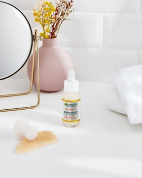 Сыворотка для лица Garnier от пигментных пятен с витамином С и ниацинамидом.