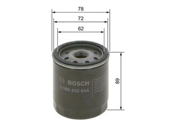 BOSCH 0 986 452 044 FILTR OLEJE