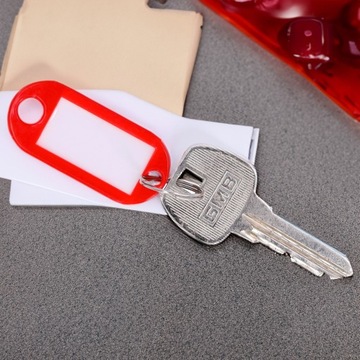 100x Identyfikator zawieszki do kluczy breloczek breloki mix kolorowe