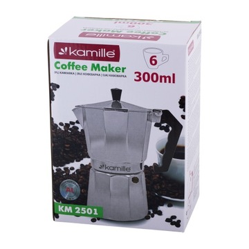 Итальянская кофеварка KAMILLE кофеварка 300 мл